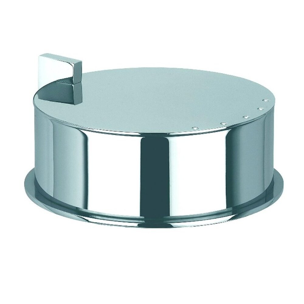 Kubic Solid Brass Vanity Jar No. 4 – Large Size – Polished Chrome –  Luxury Bath